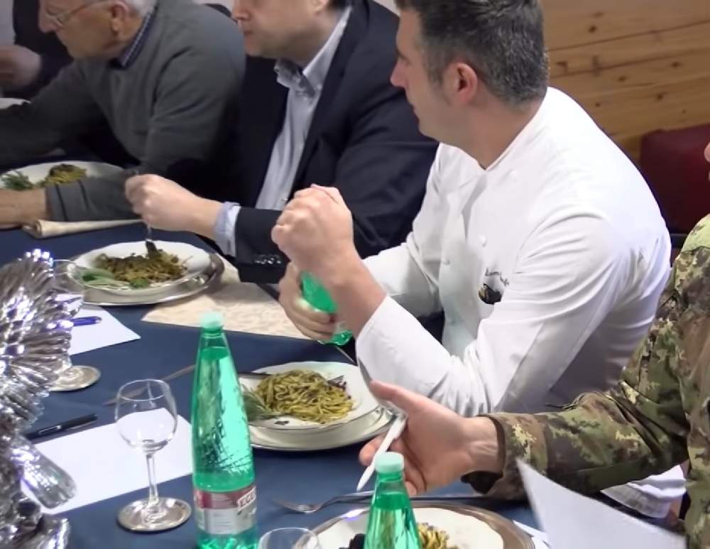 SFIDA CUCINE DA CAMPO: A L’AQUILA VINCE L’ANA CON SPAGHETTI AL PESTO