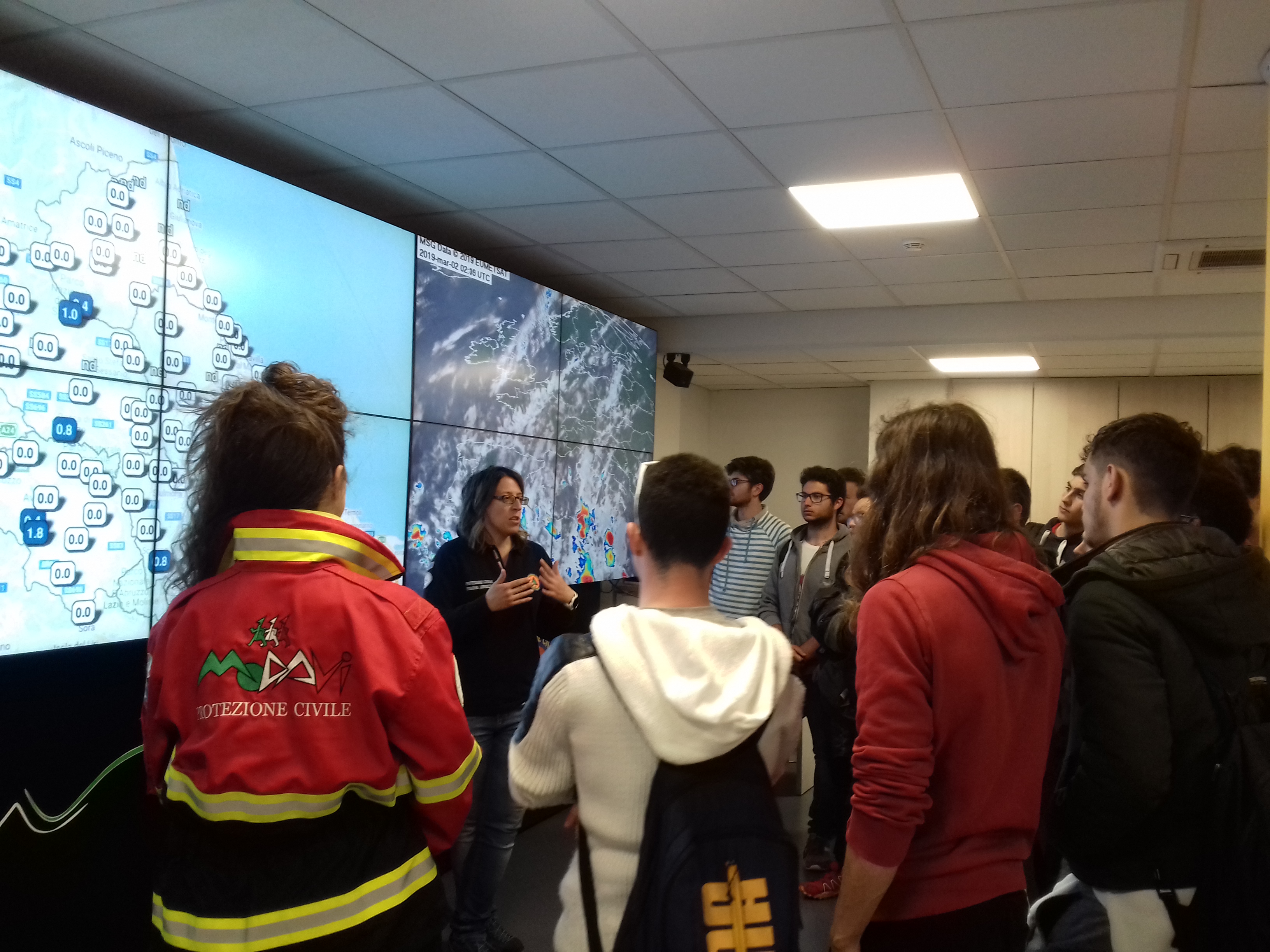 PROTEZIONE CIVILE: ASD SAM DELL’AQUILA VISITA IL COR DELLA REGIONE