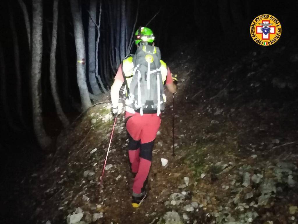 ESCURSIONISTI IN DIFFICOLTA’, TRE INTERVENTI NELLA NOTTE SULLA MAIELLA E NEL TERAMANO