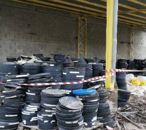 MONTESILVANO: SIGILLI A FABBRICA TRASFORMATA IN DISCARICA ABUSIVA