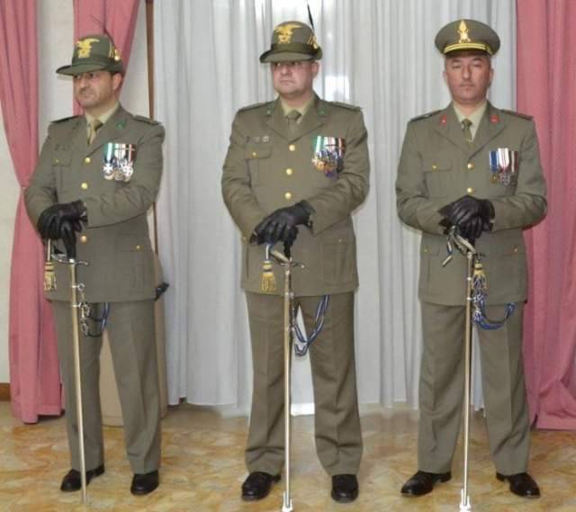 L’AQUILA: AL COMANDO MILITARE ESERCITO GIURAMENTO DI 3 MARESCIALLI