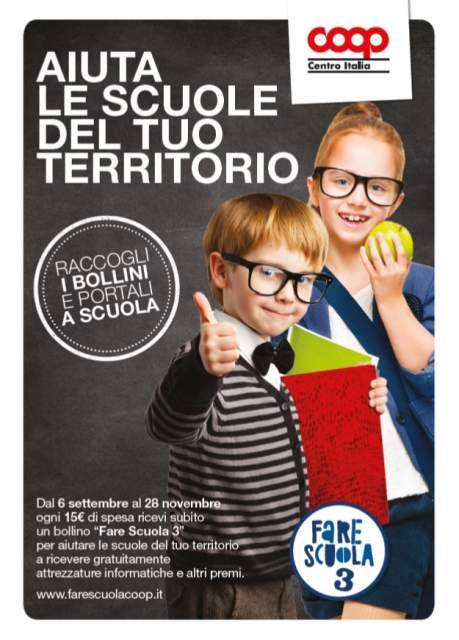 COOP CENTRO ITALIA, NELLA FASE FINALE LA CONSEGNA DEI PREMI “FARE SCUOLA”