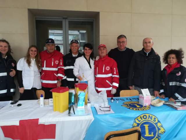 SAN SALVO: LIONS CLUB E CROCE ROSSA, 200 CONTROLLI PER LA LOTTA DIABETE