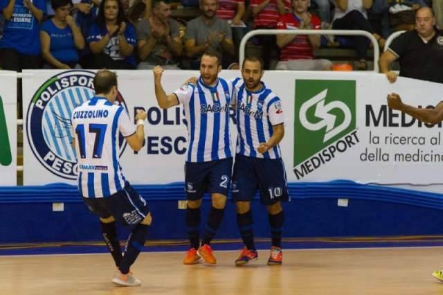 CALCIO A CINQUE: IL PESCARA VOLA IN CIMA ALLA CLASSIFICA, SCONFITTO FUTSAL ISOLA