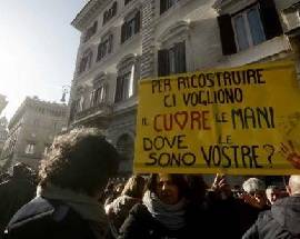 SABATO A ROMA RABBIA DEI TERREMOTATI CENTRO ITALIA , ‘ABRUZZESI PARTECIPATE!’