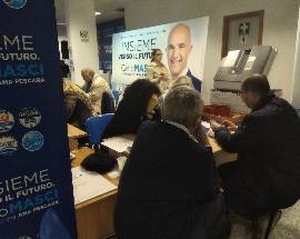 ELEZIONI PESCARA: MASCI AL 51% POSSIBILE VITTORIA AL PRIMO TURNO; DIRETTE VIDEO