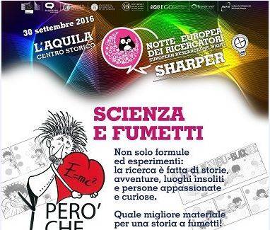 ”RICERCATORI IN STRADA”: IL PARCO DEL GRAN SASSO  A SHARPER 2016 TRA SCIENZA E MUSICA