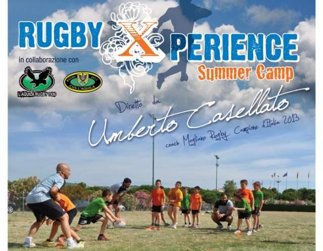 L’AQUILA: AL VIA LA SECONDA EDIZIONE DEL ‘RUGBY EXPERIENCE SUMMER CAMP’