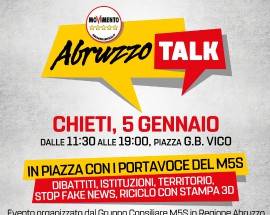 ABRUZZOTALK ARRIVA A CHIETI: DOMENICA GAZEBO APERTI IN PIAZZA VICO