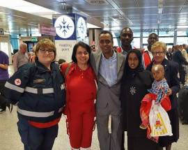 SOLIDARIETA’ L’AQUILA-ROMA CALL CENTER SALVANO BIMBO SOMALO, SI CURERA’ IN ITALIA