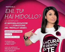 DONAZIONE MIDOLLO: A PAGANICA LA GIORNATA DI SENSIBILIZZAZIONE ADMO