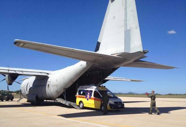 AERONAUTICA: VOLO SANITARIO PER SALVARE UOMO COLTO DA MALORE