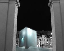 L’ALBERO DI NATALE DI LANCIANO E’ UN ICEBERG, IN PIAZZA ARRIVA GOON