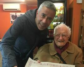 ATRI FESTEGGIA I 100 ANNI DI ALBERTO DI PANCRAZIO, SINDACO CONSEGNA PERGAMENA