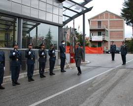 L’AQUILA: PREFETTO ALECCI IN VISITA ALLA GUARDIA DI FINANZA