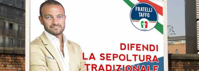 TAFFO ROMA, MANIFESTO ELETTORALE SCHERZA SULLA MELONI E FRATELLI D’ITALIA, POLEMICHE