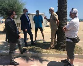 DE MARTINIS E ASSESSORE ALIANO INCONTRANO FIAB SU TRATTO JOVA BEACH