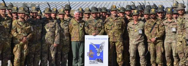 AFGHANISTAN: CERIMONIA PER RITORNO ALPINI A L’AQUIILA