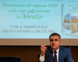 PESCARA: PRESENTATO RAPPORTO 2018 SU STATO AMBIENTE REGIONE ABRUZZO