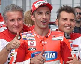MOTOGP: LA PRIMA POLE DI ANDREA IANNONE, AL MUGELLO LA SUA DUCATI PARTE DAVANTI A TUTTI