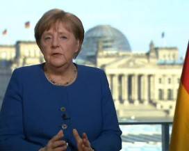CORONAVIRUS: IN GERMANIA VIETATI ASSEMBRAMENTI, MERKEL, ”SONO REGOLE, NON CONSIGLI”