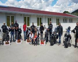 ERBE AROMATICHE E VOLONTARIATO: GLI ”ANGELI IN MOTO” DELL’AQUILA IN CAMPO NELLA LOTTA A SCLEROSI MULTIPLA