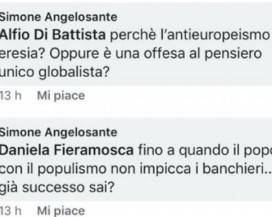 ”SE IL POPOLO IMPICCA I BANCHIERI”: BUFERA SU POST CONSIGLIERE REGIONALE, LA LEGA PRENDE LE DISTANZE