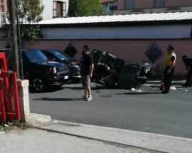 LANCIANO: JEEP TAMPONA APECAR CHE SI RIBALTA, GRAVE ANZIANO