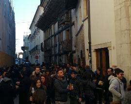 L’AQUILA: TORNA IL RODEO DELL’APERITIVO  NATALIZIO, TRADIZIONE CHE NON MOLLA