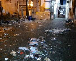 L’AQUILA SPORCA DOPO APERITIVO: ASM ”RIPULITO IN POCO TEMPO CON 5 OPERAI”