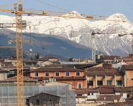 L’AQUILA: STOP ATTIVITA’ CANTIERI PER CERIMONIA RICONSEGNA ”ANIME SANTE”
