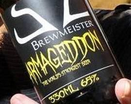 INGHILTERRA: ARRIVA ‘ARMAGEDDON’, LA BIRRA PIU’ ALCOLICA DEL MONDO