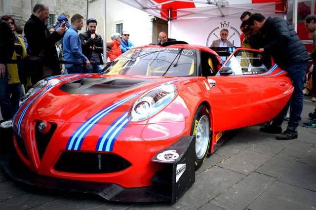 L’ALFA ROMEO PICCHIO MADE IN TERAMO ESPOSTA AL CIRCUITO DEL CASTELLO