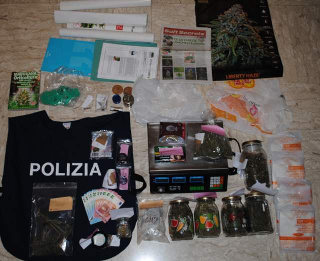 ROSETO: 260 GRAMMI DI MARJUANA IN CASA, ARRESTATO 33ENNE