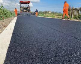 VIA VERDE COSTA TRABOCCHI: PARTE L’ ASFALTATURA DEL TRACCIATO
