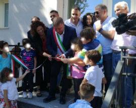 SCOPPITO: INAUGURATO NUOVO ASILO NIDO COMUNALE ANTISISMICO PER 25 BIMBI