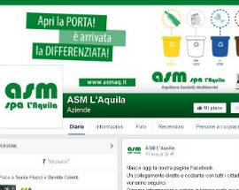 ASM L’AQUILA SBARCA SU FACEBOOK, ‘RAPPORTO DIRETTO CON CITTADINI’