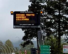 A24: CHIUSURA NOTTURNA TRATTA ASSERGI- COLLEDARA SAN GABRIELE