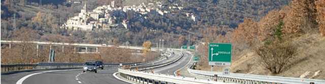 AUTOSTRADA A25: CHIUSURE NOTTURNE NELLO SVICOLO DI COCULLO