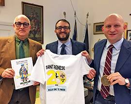SANT’AGNESE: BALLA CHE TE PASSA COMPIE VENT’ANNI, RICEVUTA DAL SINDACO