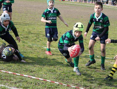 CENTINAIA DI BAMBINI DA SEI REGIONI  INVADONO L’AQUILA PER LE ”FESTE DEL RUGBY”