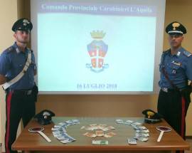 L’AQUILA: TENTANO SPACCIO BANCONOTE FALSE TRA SAN DEMETRIO E BARISCIANO, 3 ARRESTI E UNA DENUNCIA