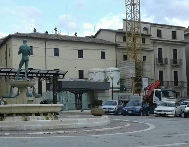 RICOSTRUZIONE: ENTRO NATALE 2019 FINE  LAVORI NEL PALAZZO IN PIAZZA DUOMO DELLO STORICO BAR NURZIA