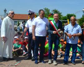 SPOLTORE: INAUGURATA NUOVA AREA GIOCHI PER BIMBI A LARGO BELVEDERE