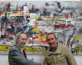 L’AQUILA: L’ARTISTA SERGIO MASTRANTONIO DONA OPERA AL CONSIGLIO COMUNALE