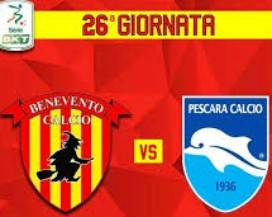 CALCIO: SERIE B, BENEVENTO BATTE PESCARA 2 A 1