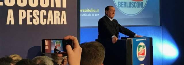 REGIONALI: BERLUSCONI TORNA IN ABRUZZO, ”DA SONDAGGI NETTA VITTORIA DI MARSILIO”