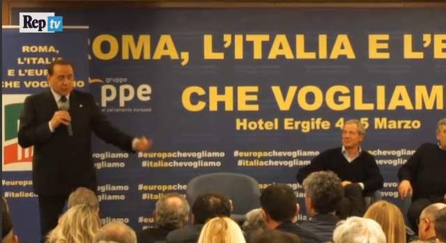 ”IO E BERTOLASO ALL’AQUILA COME GESU”’, BERLUSCONI, ”C.A.S.E. CARE? LAVORI H24”