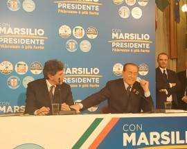 REGIONALI: BERLUSCONI, ”TORNERO’ IN ABRUZZO OGNI MESE PER MARSILIO”