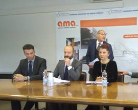 TRASPORTI: PIANO INDUSTRIALE AMA, CON 18 NUOVI BUS ELETTRICI, GEOLOCALIZZAZIONE CORSE, PANNELLI SOLARI